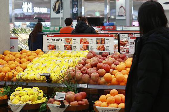 <em>韩国</em>4月居民消费价格指数同比上涨2.9%