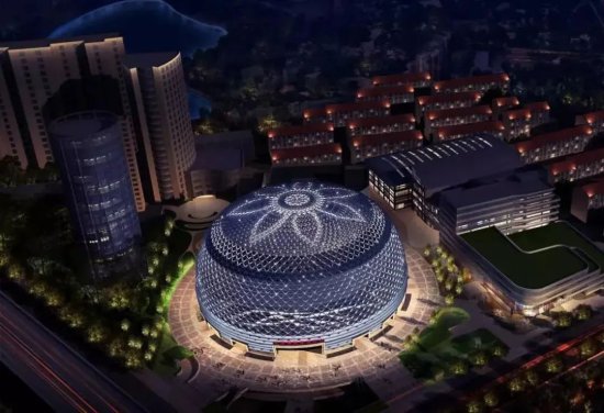 上海国际体操中心改造工程又有新进展！来看航拍照片