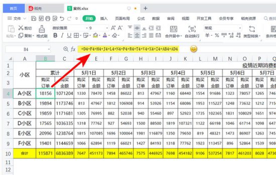 Excel条件<em>求和</em>技巧：WPS表格中SUMIFS函数用法<em>大全</em>