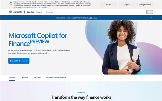 Copilot for Finance<em>官网</em>体验入口 AI助手财务自动化<em>软件</em>工具在线...