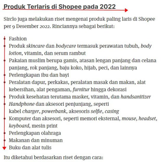 Tokopedia和Shopee公布2022年印尼畅销产品