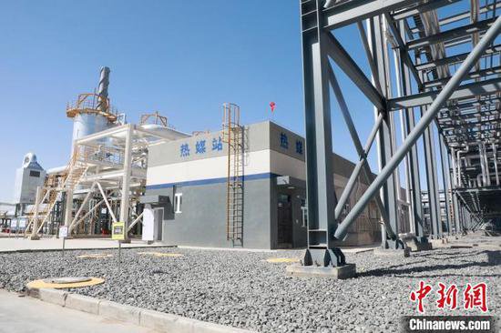 中泰石化年产25万吨聚酯短纤项目投产仪式在新疆库尔勒举行