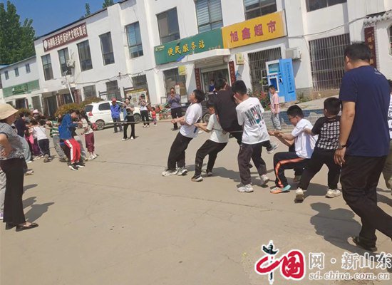 济宁泗水县杨柳镇老泉村趣味运动会点亮乡村文明
