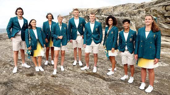 <em>巴黎</em>奥运会澳大利亚代表团开幕式制服正式亮相