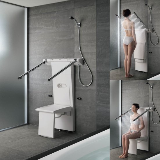 越来越多人喜欢把淋浴房设计成坐着<em>洗澡</em>，太聪明了，好用又潮流