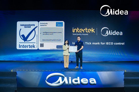 Intertek授予美的空调智能精准温控TICK MARK认证 1007