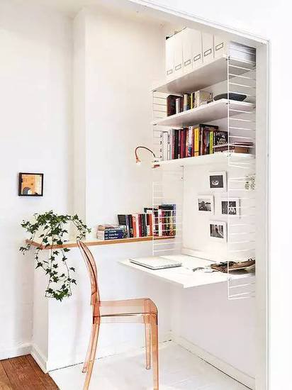 <em>一平米小</em>书房设计，巧妙利用角落空间，实现高效学习与收纳
