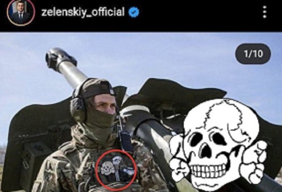 乌克兰<em>装甲</em>车的<em>纳粹</em>标志，出现在德国媒体的采访镜头中