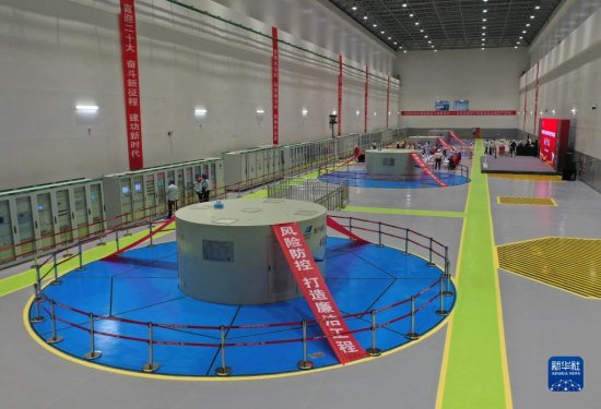 8月28日拍摄的福建周宁抽水蓄能电站<em>地下厂房</em>（无人机照片）。