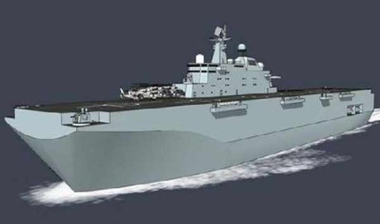 中国开始建造3艘075两栖攻击舰 7年内全部服役