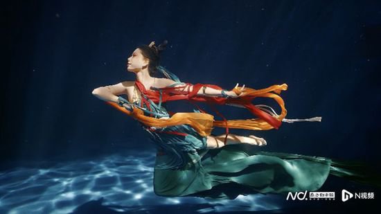 水下重现洛神惊艳世界，国风摄影师用微舞剧带文物“回家”
