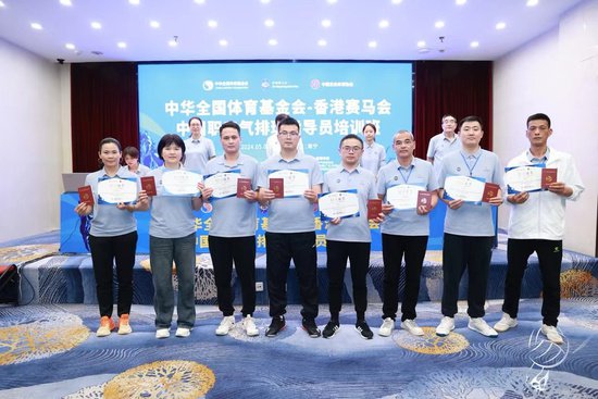 中国职工气排球指导员培训班结业