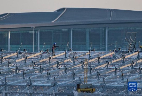 新华视界丨总<em>工程量</em>完成过半 重庆江北国际机场T3B项目建设加速...