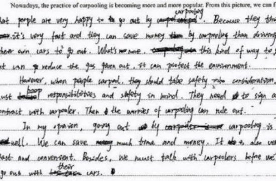 高三学生写英语试卷，“印刷体”字迹惊艳网友：这是神仙卷面！