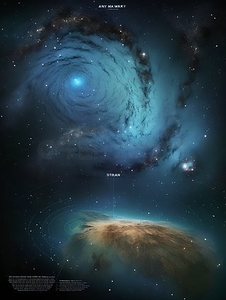 一张<em>宇宙</em>背景和阿蒙银河<em>地图</em>的图片