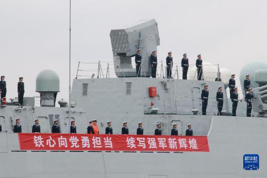 中国海军第44批护航编队<em>完成任务</em>返回舟山