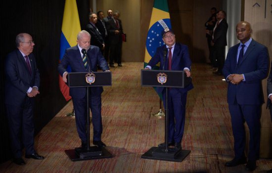 <em>巴西</em>总统访问哥伦比亚 两国提升战略关系