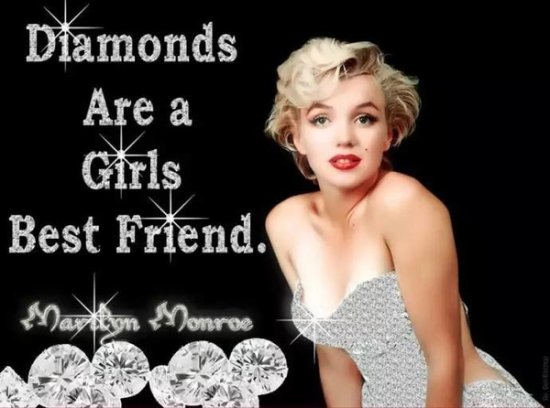 谁敢不同意？钻石是女孩们最好的朋友！