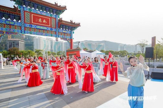横琴运动休闲季，看“中国传统舞”霓裳羽衣轻舞飞扬