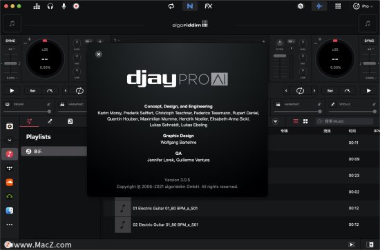 Algoriddim djay Pro AI for macdj混音<em>软件</em>
