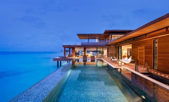 新酒店｜马尔代夫华尔道夫私人岛屿揭幕，有 32000 尺的水上别墅