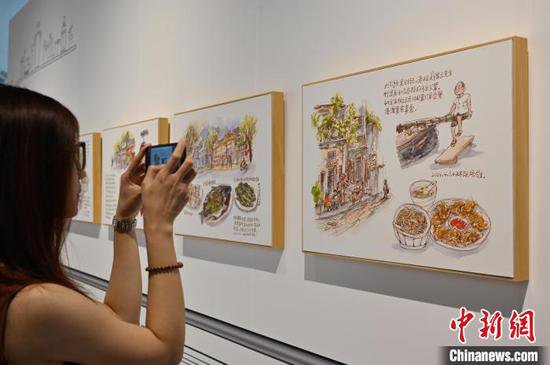 “味在西关”小林<em>美食</em>漫画展在广州开幕