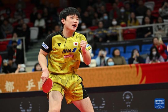 乒乓球——混合团体世界杯：日本队胜中国台北队