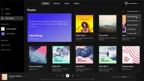 流媒体音乐 Spotify 重新<em>设计</em> macOS 和<em>网页</em>版，全新简洁体验