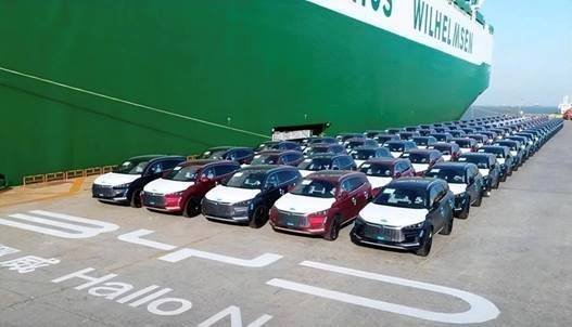 历史性突破，中国汽车出口量创下新高，比亚迪等国产车企进步...