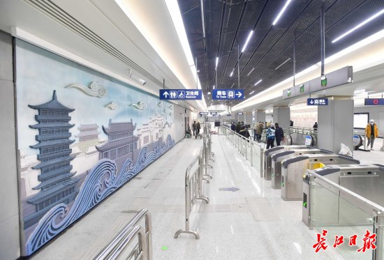 武汉首条跨市地铁！11号线三期葛店南站特色站亮相