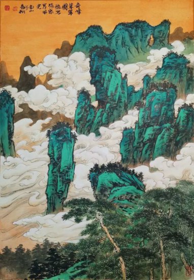 国画教程：山水画中云、气、山石、光、雪、水<em>的六种表现</em>技法