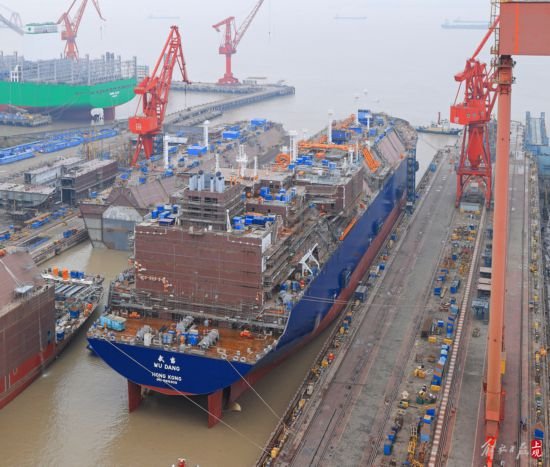 又一艘LNG运输船出坞，沪东中华春节前<em>生产计划</em>全部完成