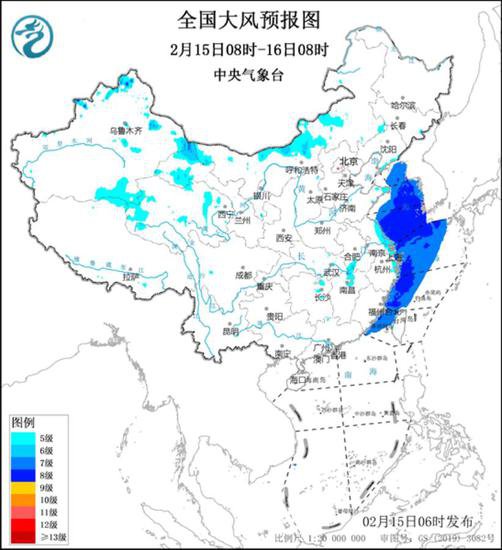 较强冷空气继续影响我国<em>南方地区</em> 新疆北部将有强降雪