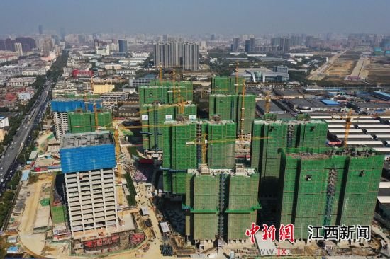 南昌最大棚改安置房封顶过半 5000余户居民明年可回迁