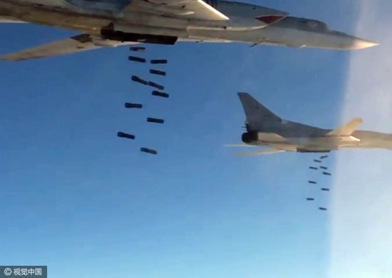 <em>俄罗斯轰炸机</em>空袭叙利亚境内ISIL目标