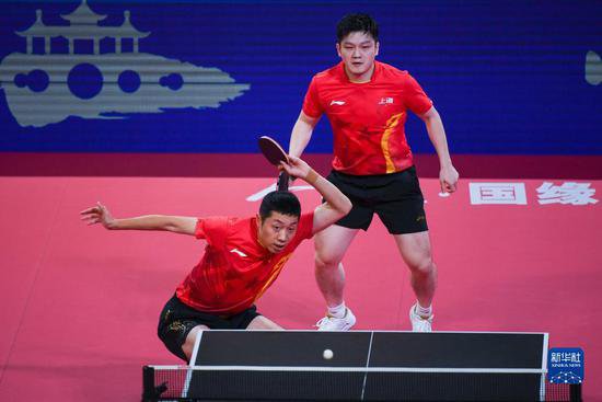 乒乓球——全国锦标赛：<em>上海地产</em>集团队晋级男团八强