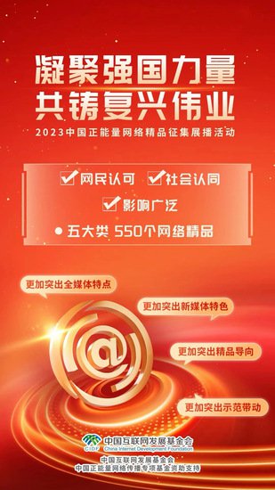 入围2023中国<em>正能量</em>网络精品活动展播，期待您的<em>投票</em>！