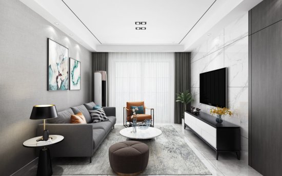 125平现代北欧混搭风三居室，温馨风格搭配体现出<em>家庭氛围</em>