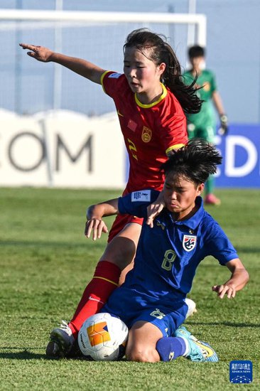 足球——U17女足亚洲杯：中国队胜泰国队