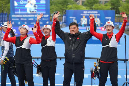 射箭世界杯上海站<em>中国</em>女队夺冠
