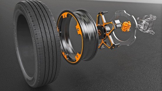 大陆集团公布创新概念车轮<em>设计 专用</em>于电动汽车