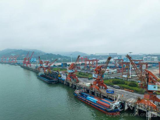 广西：“梧州-香港”外贸集装<em>箱</em>班轮航线正式开通