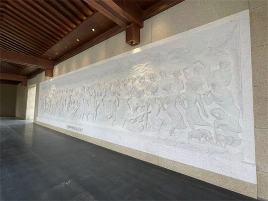 26幅连廊浮雕 充分彰显黄帝文化
