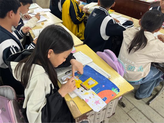 安福县洋溪小学开展绘画主题课后服务