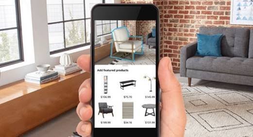 亚马逊推出AR购物工具 可看到<em>整套</em>家居效果图