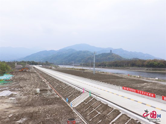 都江堰渠首排洪护岸项目主体工程全部完工