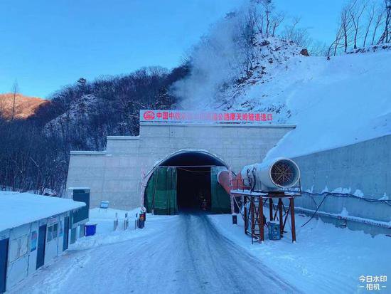辽宁省在建高速最长隧道—摩天岭隧道进口掘进突破千米大关