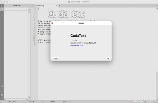 CudaText for Mac(代码<em>编辑器</em>)