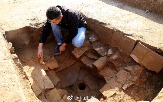 陕西发现2300年前王家浴室 铺有地砖装饰豪华