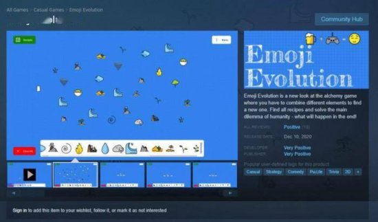 因<em>公司取名</em>“非常好评” Steam 下架《Emoji Evolution》<em>游戏</em>